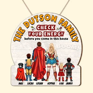 Family happyc-04QHTI010423TM Personalized Wood Sign - Wood Sign - GoDuckee