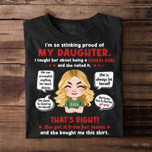I'm So Stinking Proud Of My Daughter - Personalized Shirt - Mother's Day Shirt - Mother's Day Gift - Gift For Mom - Shirts - GoDuckee