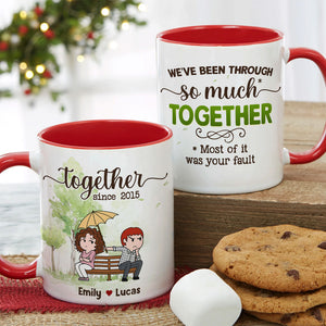 We've Been Through So Much Together - Personalized Couple Mug - Gift For Couple - Coffee Mug - GoDuckee