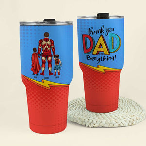 Thank Super Mom For Everything Personalized Tumbler Cup Mother's Gift For Mom - Drinkware - GoDuckee