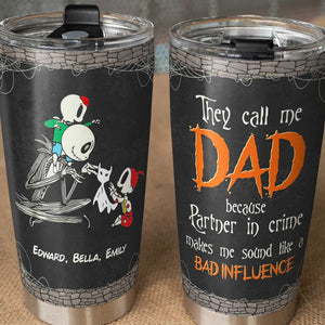 Partner in Crime, 03QHDT150423 Personalized Mom Dad Tumbler Gift - Tumbler Cup - GoDuckee