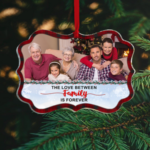 The Love Between Brothers & Sisters Is Forever, Custom Family Ornament, Christmas Tree Decor - Ornament - GoDuckee