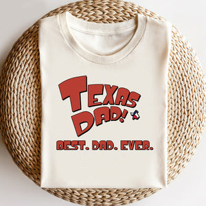 Best Dad Ever With Custom State, Personalized Shirts, Father's Day Gifts for Dad, Grandpa - Shirts - GoDuckee