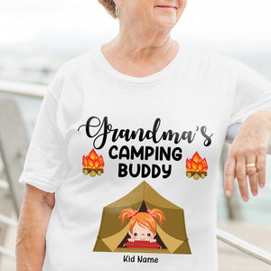 Personalized Camping Grandma Shirt - Camping buddies, Custom Kids - Shirts - GoDuckee