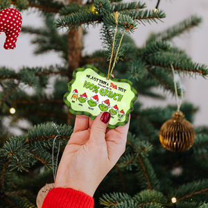 Family We Took A DNA Test Turn Out We Are 100% Naughty, Personalized Benelux Ornament - Ornament - GoDuckee