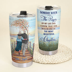 You Will Be One Of The Most Beautiful Chapters Personalized Couple Tumbler Gift For Couple - Tumbler Cup - GoDuckee