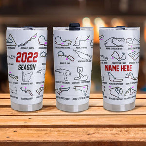 F1 Racing 2022 Season - Personalized Tumbler Cup - Gift for Fans - Tumbler Cup - GoDuckee