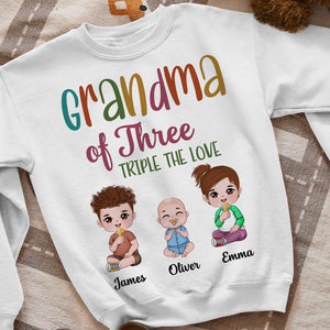 Grandma Of The Love, Personalized Shirt, Gift For Grandma - Shirts - GoDuckee