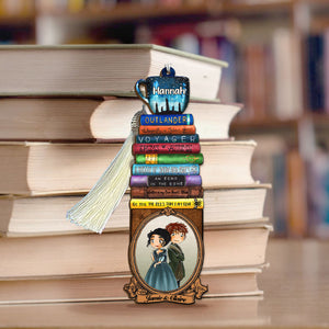 Personalized Outlander Bookmark Gift For Book Lover 11, Jamie & Claire - Bookmarks - GoDuckee