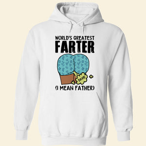 World's Greatest Farter, Happy Father's Day Personalized Shirt, Gift For Dad - Shirts - GoDuckee