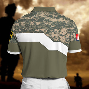Veteran We Will Never Forget, Personalized Polo Shirt, Military Gifts, Custom Military Unit - AOP Products - GoDuckee