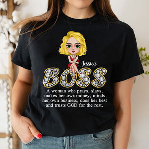 Personalized Boss Lady Definition Shirt Gift For Her - Shirts - GoDuckee