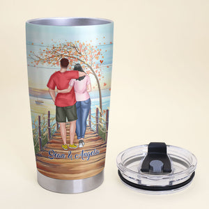 Help Us Love In Practical Ways So That Nothing Can Devide Us, Personalized Tumbler, Gift For Couples - Tumbler Cup - GoDuckee