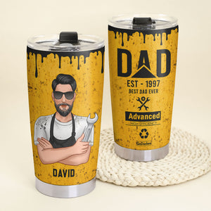 Best Dad Ever, Personalized Father's Day Tumbler Cup, Gift For Dad - Tumbler Cup - GoDuckee