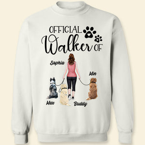 Official Walker Of Pets T-shirt Hoodie Sweatshirt - Shirts - GoDuckee