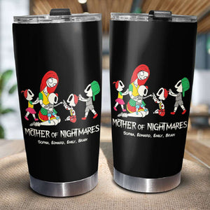 Dad Mom And Children 02QHDT230323 Personalized Black Coffee Mug - Coffee Mug - GoDuckee