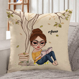 Book And She Lived Happily Ever After Personalized Pillow - Pillow - GoDuckee