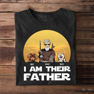 I Am Their Father Personalized Dog Dad Shirt Gift For Dog Lovers - Shirts - GoDuckee
