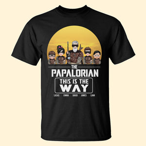 This Is The Way - Personalized Family Shirt, Father's Day Gift For Dad, Grandpa - Shirts - GoDuckee