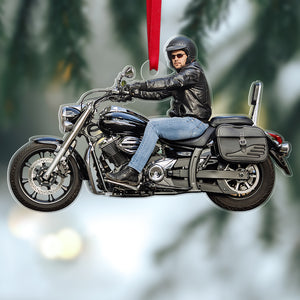 Custom Motorcycle Ornament, Christmas Tree Decor - Ornament - GoDuckee