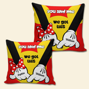 Hand In Hand Couple Pillow 03DNDT180123 - Pillow - GoDuckee