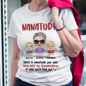 Grandma Grandkids Personalized Shirt Hoodie, Gift For Grandma - Shirts - GoDuckee