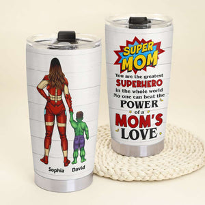 Power Love Mom Dad 05HUDT180423TM Personalized Family Tumbler - Tumbler Cup - GoDuckee