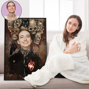 Edgar Allan Poe Custom Face Photo Poster - Poster & Canvas - GoDuckee