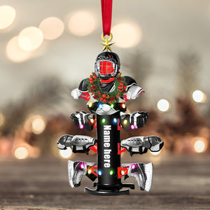 Hockey Equipment Drying Stand - Personalized Hockey Christmas Tree Ornament - Ornament - GoDuckee
