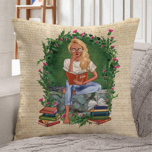 Book Reading Book And Chill Personalized Pillow - Pillow - GoDuckee