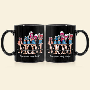 I Love You, Mom, Gift For Mom, Personalized Mug, Shoes Mug, Mother's Day Gift - Coffee Mug - GoDuckee