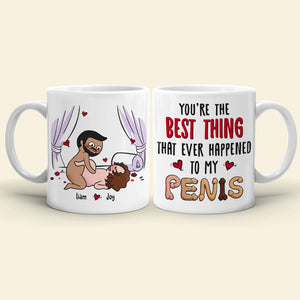 You're The Best Thing That Ever Happened To Me, Personalized Mug, Funny Gift For Couple - Coffee Mug - GoDuckee