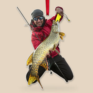 Custom Fishing Ornament, Christmas Tree Decor - Ornament - GoDuckee