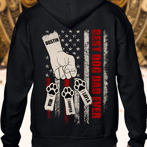 Dad Best Dog Dad Ever, Personalized Shirts, Gifts for Dog Dads - Shirts - GoDuckee