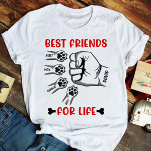 Dog Dad Best Friends For Life, Personalized Shirts, Father's Day Gifts for Dog Dad - Shirts - GoDuckee