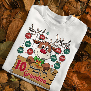 Grandma Christmas Cute Reindeer cc-shirt-04hutm0411 Personalized Shirts - Shirts - GoDuckee