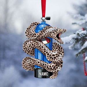 Scuba Diving Tank Electric Eel - Personalized Christmas Ornament - Gift for Scuba Divers - Ornament - GoDuckee