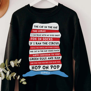 Name Book Lover T-shirt Hoodie Sweatshirt - Shirts - GoDuckee