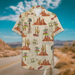 Personalized Motorcycle Couple Hawaiian Shirt - Husband & Wife, Riding Partners For Life - Hawaiian Shirts - GoDuckee