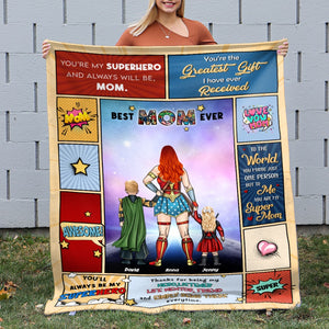 Mother's Day 03SNLI300323TM Personalized Blanket - Blanket - GoDuckee