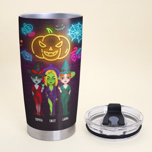 Personalized Witch Sisters Tumbler - Halloween Gift For Sister, Friends Until We Die - Tumbler Cup - GoDuckee
