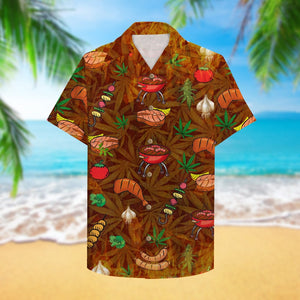 BBQ Hawaiian Shirt - I'd smoke that - Hawaiian Shirts - GoDuckee