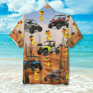 UTV Hawaiian Shirt, UTV Duck Desert - Hawaiian Shirts - GoDuckee