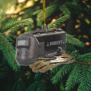 Personalized Welder Christmas Ornament, Gift For Welder - Ornament - GoDuckee