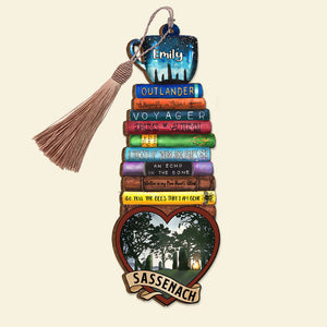 Personalized Outlander Bookmark Gift For Book Lover 8, Sassenach - Bookmarks - GoDuckee