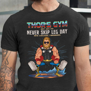 Never Skip Leg Day Gym Shirts, Gift For Gymer - Shirts - GoDuckee