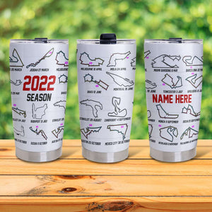 F1 Racing 2022 Season - Personalized Tumbler Cup - Gift for Fans - Tumbler Cup - GoDuckee