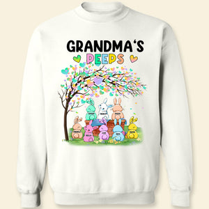 Grandma's Peeps, Personalized Shirt, Easter Gift For Grandma - Shirts - GoDuckee