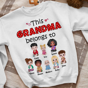 Family Grandma And Grandkids T-shirt Hoodie Sweatshirt - Shirts - GoDuckee