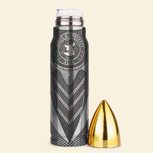 Personalized Hunter Bullet Tumbler - Spoon & Crockpot - Water Bottles - GoDuckee